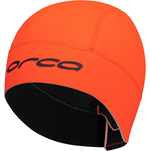 2026 Orca Open Water Swim 2.5mm Neopreenhoed GVBA4854 - Hi-Vis Oranje